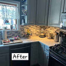 Insurance-Repair-Refinishing-kitchen-Cabinets-New-Countertops-and-Backsplash 1